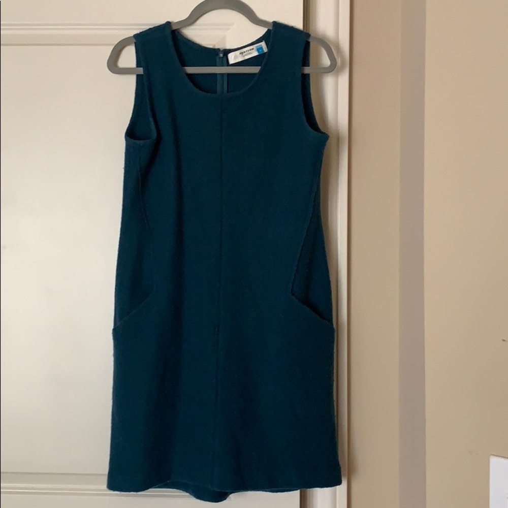 Jewel-toned felt dress